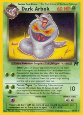 Dark Arbok (TR 19) Team Rocket