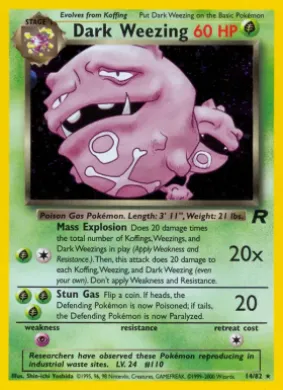 Dark Weezing (TR 14) Team Rocket