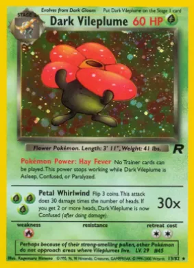 Dark Vileplume (TR 13) Team Rocket