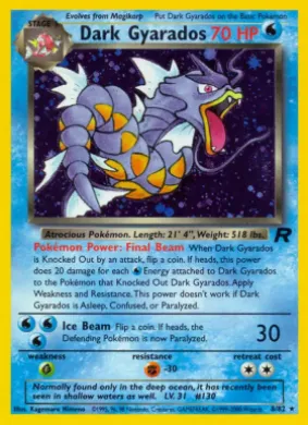 Dark Gyarados (TR 8) Team Rocket
