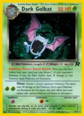 Dark Golbat (TR 7) Team Rocket