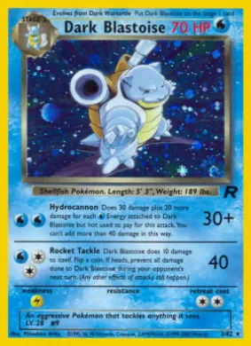 Dark Blastoise (TR 3) Team Rocket