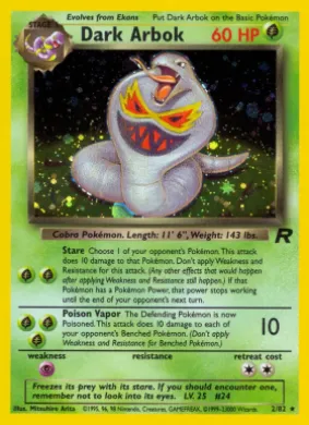Dark Arbok (TR 2) Team Rocket