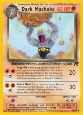 Dark Machoke (TR 40) Team Rocket