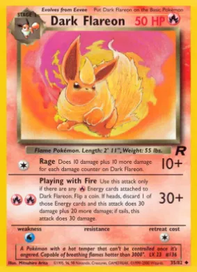 Dark Flareon (TR 35) Team Rocket