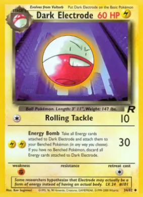 Dark Electrode (TR 34) Team Rocket