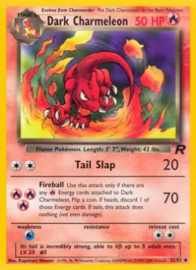 Dark Charmeleon (TR 32) Team Rocket
