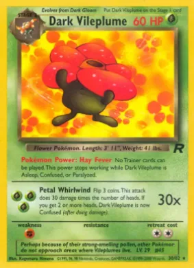 Dark Vileplume (TR 30) Team Rocket