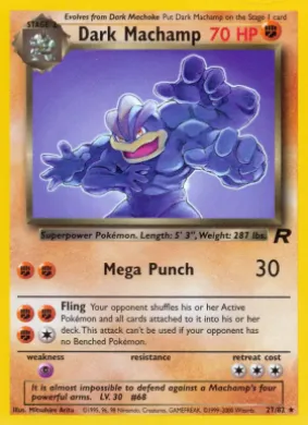 Dark Machamp (TR 27) Team Rocket