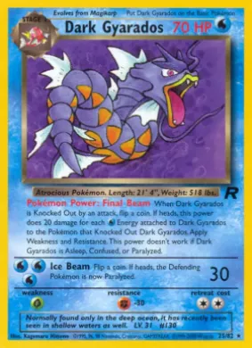 Dark Gyarados (TR 25) Team Rocket