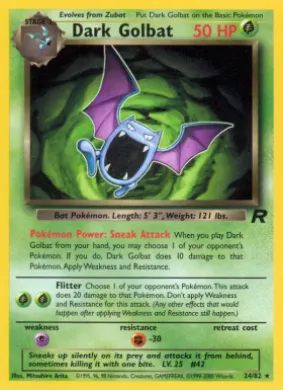 Dark Golbat (TR 24) Team Rocket