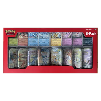 Prismatic Evolutions: Costco 8-Pack Mini Tins Bundle