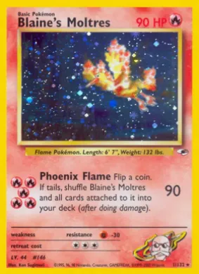 Blaine's Moltres (GH 1) Gym Heroes