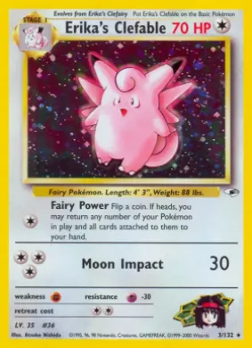 Erika's Clefable (GH 3) Gym Heroes
