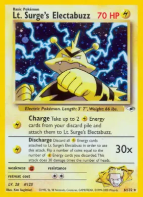 Lt. Surge's Electabuzz (GH 6) Gym Heroes