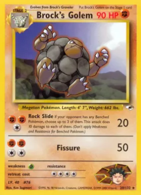 Brock's Golem (GH 20) Gym Heroes