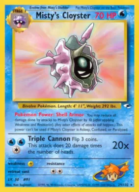 Misty's Cloyster (GH 29) Gym Heroes