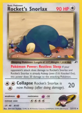Rocket's Snorlax (GH 33) Gym Heroes