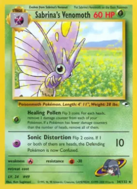 Sabrina's Venomoth (GH 34) Gym Heroes