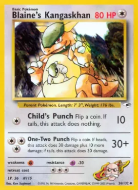 Blaine's Kangaskhan (GH 36) Gym Heroes