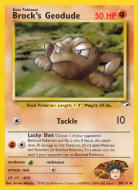 Brock's Geodude (GH 38) Gym Heroes