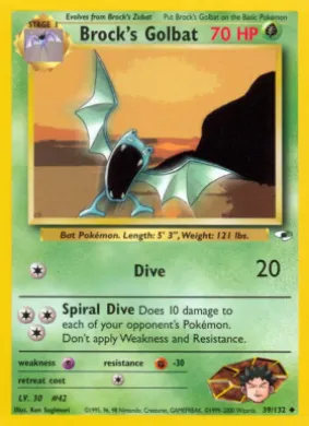 Brock's Golbat (GH 39) Gym Heroes