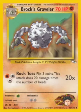 Brock's Graveler (GH 40) Gym Heroes