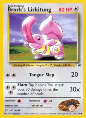 Brock's Lickitung (GH 41) Gym Heroes