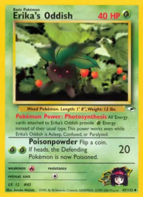Erika's Oddish (GH 47) Gym Heroes