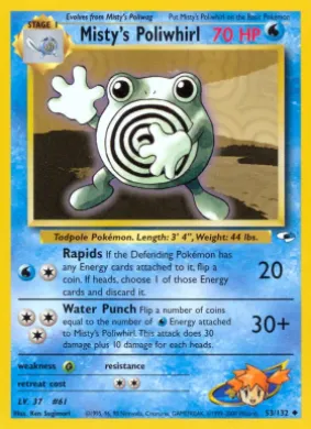 Misty's Poliwhirl (GH 53) Gym Heroes