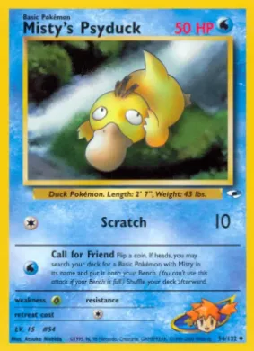 Misty's Psyduck (GH 54) Gym Heroes