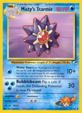 Misty's Starmie (GH 56) Gym Heroes