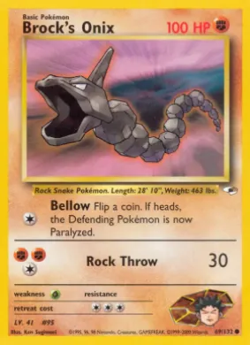 Brock's Onix (GH 69) Gym Heroes