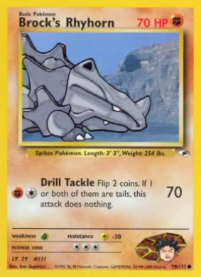 Brock's Rhyhorn (GH 70) Gym Heroes