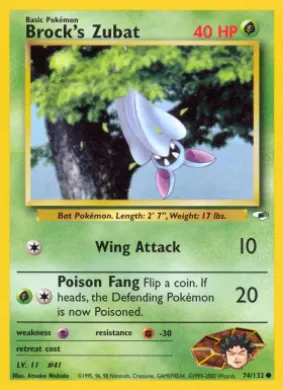 Brock's Zubat (GH 74) Gym Heroes