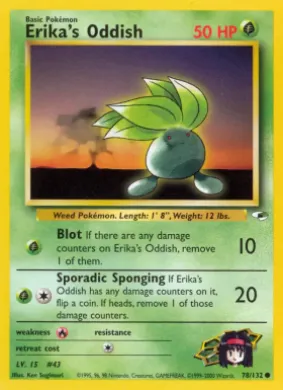 Erika's Oddish (GH 78) Gym Heroes