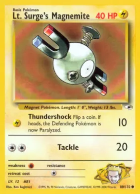 Lt. Surge's Magnemite (GH 80) Gym Heroes