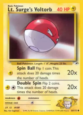Lt. Surge's Voltorb (GH 84) Gym Heroes