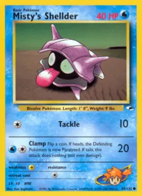 Misty's Shellder (GH 89) Gym Heroes
