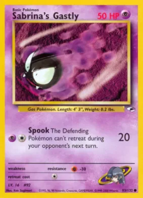 Sabrina's Gastly (GH 93) Gym Heroes