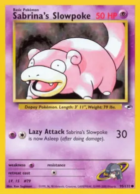 Sabrina's Slowpoke (GH 95) Gym Heroes