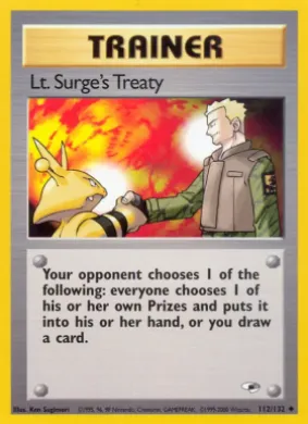 Lt. Surge's Treaty (GH 112) Gym Heroes