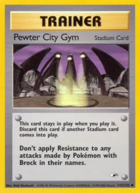 Pewter City Gym (GH 115) Gym Heroes