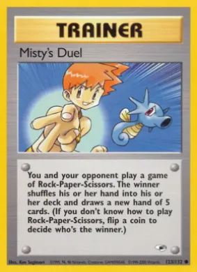 Misty's Duel (GH 123) Gym Heroes