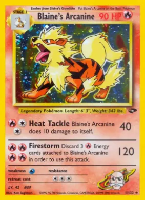 Blaine's Arcanine (GC 1) Gym Challenge