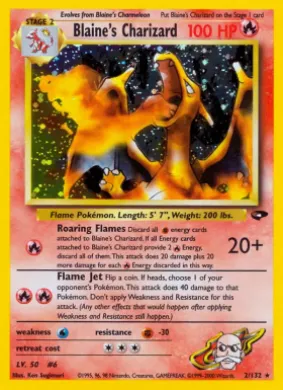 Blaine's Charizard (GC 2) Gym Challenge