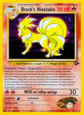 Brock's Ninetales (GC 3) Gym Challenge