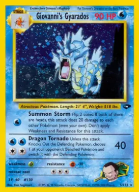 Giovanni's Gyarados (GC 5) Gym Challenge