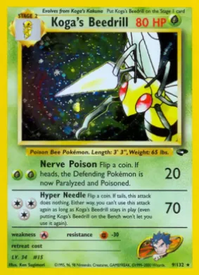 Koga's Beedrill (GC 9) Gym Challenge
