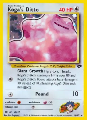 Koga's Ditto (GC 10) Gym Challenge